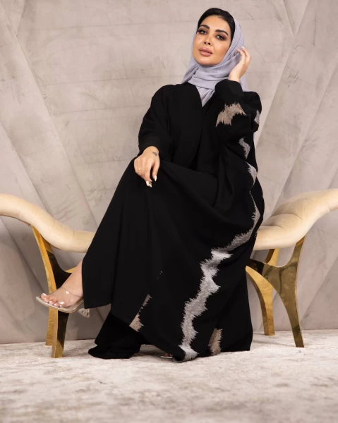 Abaya Crepe Free Size IB183